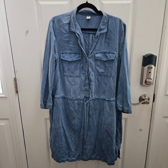 Chambray Women's Dress - Picture 1 of 8